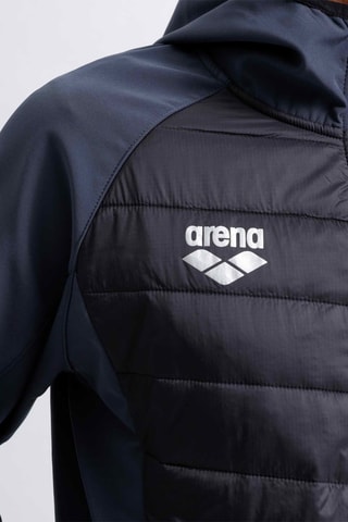 Veste à capuche Noir et anthracite