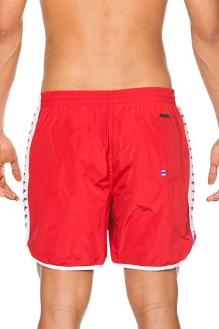 Short de bain - Rouge