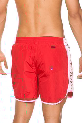 Short de bain - Rouge