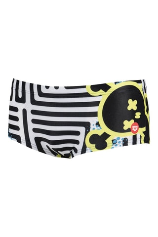 Boxer de bain - Blanc et noir