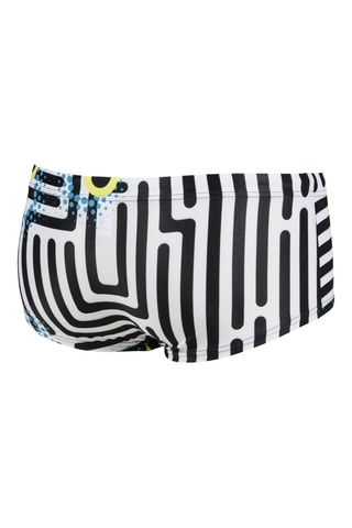 Boxer de bain - Blanc et noir