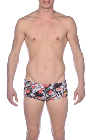 Boxer de bain - Rouge et noir