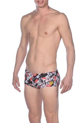 Boxer de bain - Rouge et noir