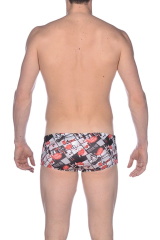 Boxer de bain - Rouge et noir