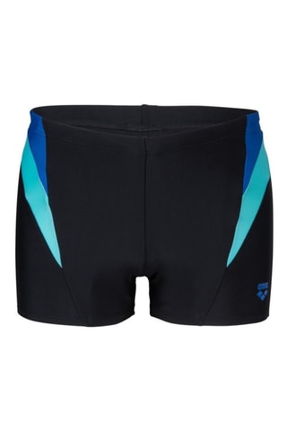 Boxer de bain Panel - Noir et gris clair