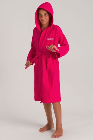 Peignoir à capuche Zeppelin - Fuchsia