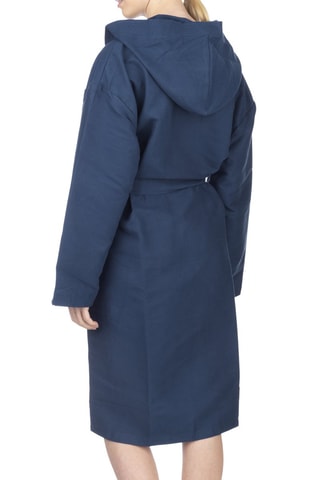 Peignoir à capuche - Bleu marine