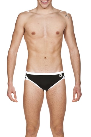 Slip de bain - Noir et blanc
