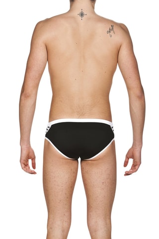 Slip de bain - Noir et blanc