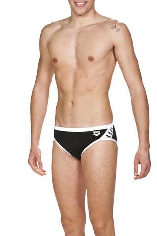 Slip de bain - Noir et blanc