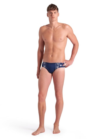 Slip de bain Reflecting - Bleu marine