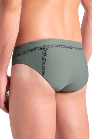 Slip de bain Pro_File - Vert foncé
