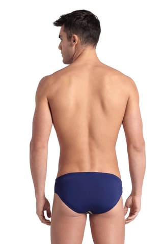 Slip de bain - Blanc et bleu