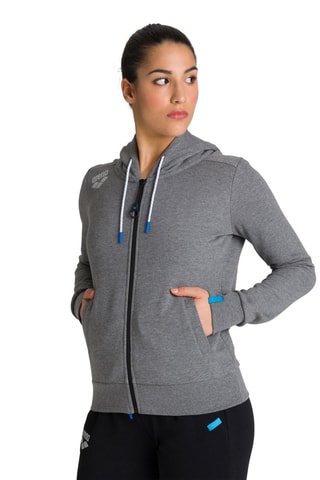Sweat à capuche Gris foncé chiné