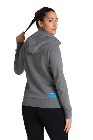 Sweat à capuche Gris foncé chiné