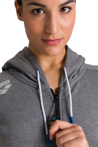 Sweat à capuche Gris foncé chiné