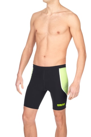 Cycliste de bain Noir et vert clair