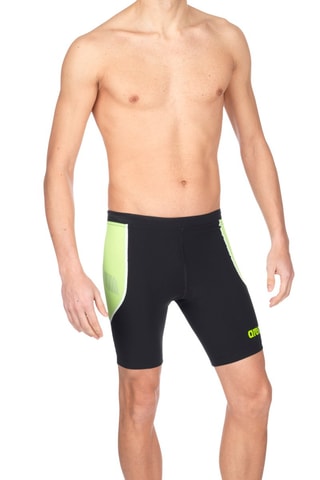 Cycliste de bain Noir et vert clair