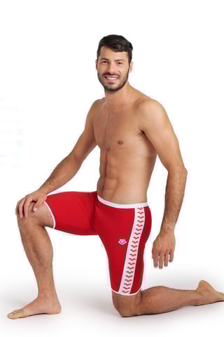 Cycliste de bain - Rouge