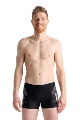 Boxer de bain Graphic - Noir