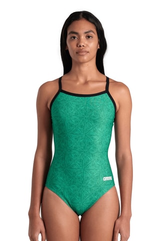 Maillot 1 pièce - Noir et vert d’eau