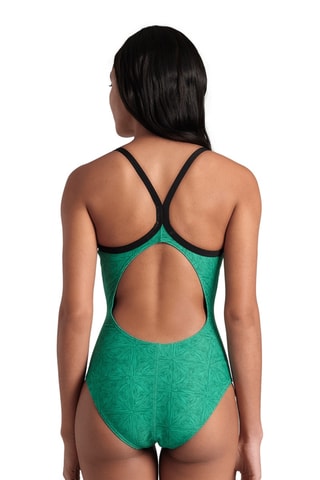 Maillot 1 pièce - Noir et vert d’eau