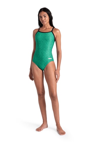 Maillot 1 pièce - Noir et vert d’eau