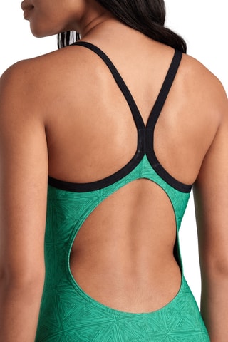 Maillot 1 pièce - Noir et vert d’eau
