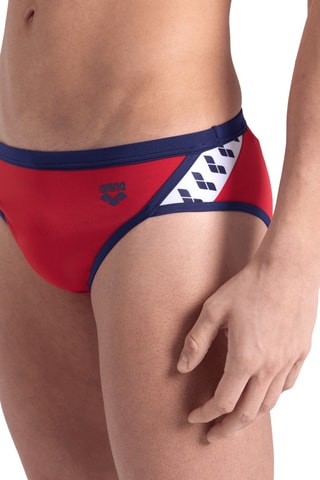 Slip de bain - Rouge et bleu marine
