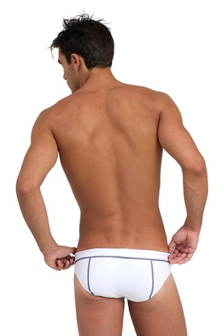 Slip de bain - Blanc