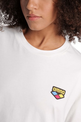 T-shirt de plage - Ecru et jaune