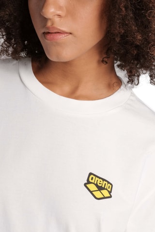 T-shirt de plage - Ecru et jaune