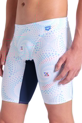 Cycliste de bain - Bleu marine et blanc