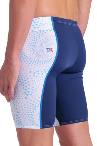 Cycliste de bain - Bleu marine et blanc