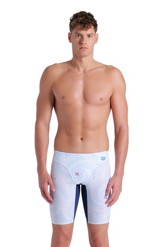 Cycliste de bain - Bleu marine et blanc