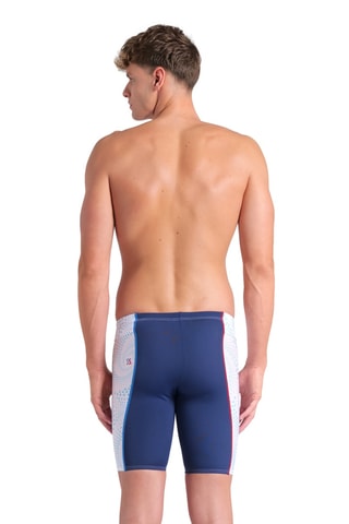 Cycliste de bain - Bleu marine et blanc