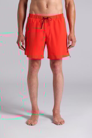 Short de bain - Rouge