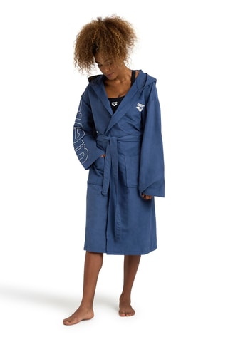Peignoir à capuche - Bleu marine