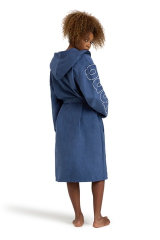 Peignoir à capuche - Bleu marine