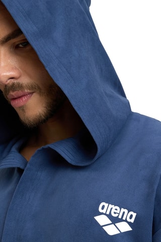 Peignoir à capuche - Bleu marine