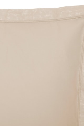 Taie d'oreiller en coton 145 g/m² - Beige - 63 x 63 cm