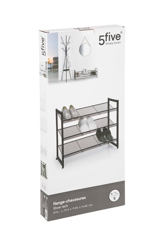 Schoenenopberger - 9 paar - Zwart