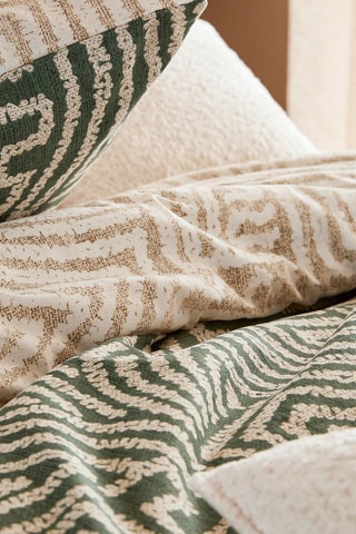 Parure de couette réversible Naya - Vert