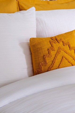 Parure de couette Flora - Blanc