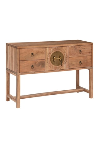 Acaciahouten Kast 2-Deurs Jiling - 112 x 40 x 79 cm