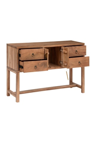 Acaciahouten Kast 2-Deurs Jiling - 112 x 40 x 79 cm