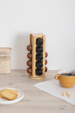 Bamboe Koffiecapsuleshouder - 11,5 x 29 cm