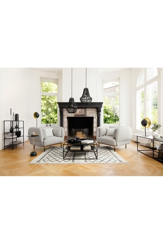 Grenenhouten Hanglamp Goya - Zwart