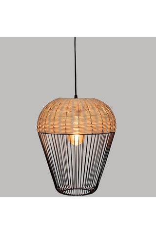 Hanglamp Mix Anea Nat - Zwart