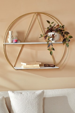 Etagère murale Maddy Or - 80 x 70 cm